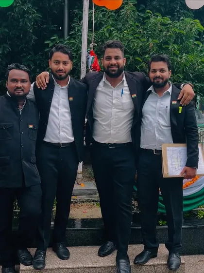 Another shot with my team members on Independence Day. Our shared values and patriotism strengthen our professional collaboration.