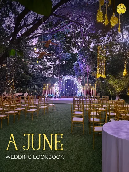 As dusk settles, our venue transforms into an enchanted wonderland. Twinkling lights, elegant decor, and the serene ambiance of our lawns create a truly romantic setting for an evening wedding or reception.