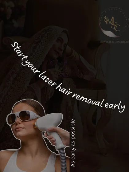 If you're considering laser hair removal for smooth, hair-free skin, it's crucial to start as early as possible. The treatment requires multiple sessions spaced weeks apart for the best results.