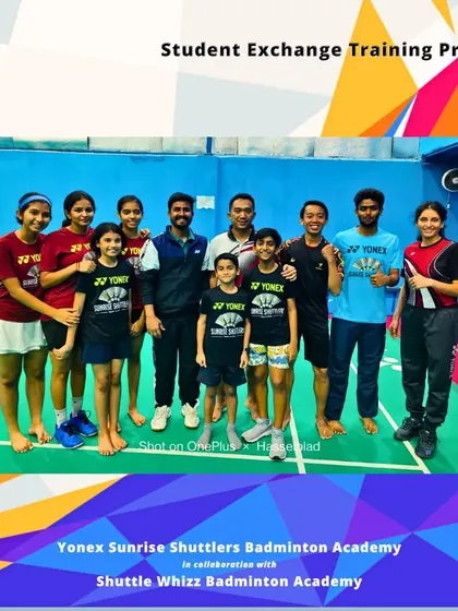 Another great group photo from the student exchange program, where players had the opportunity to learn from seasoned Indian and International coaches.