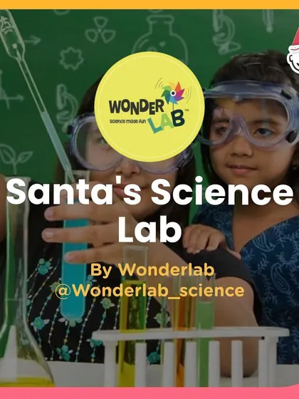 Santa's Science Lab by Wonderlab at the taaburTOD Christmas festival. A festive twist on science experiments that wowed the kids.