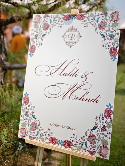 Vibrant Haldi & Mehendi Functions photo 33