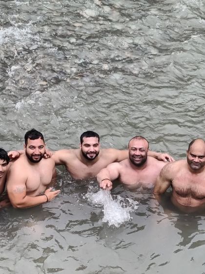 Champions relaxing together. Recovery and team bonding are as important as training.