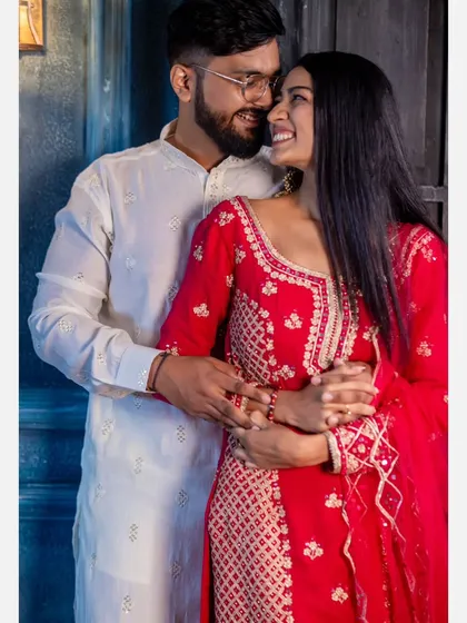 A moment of love and laughter from my own engagement shoot.