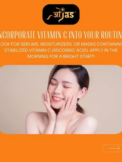 To incorporate Vitamin C into your routine, look for serums, moisturizers, or masks containing stabilized forms like ascorbic acid. Applying it in the morning gives your skin a bright start to the day.