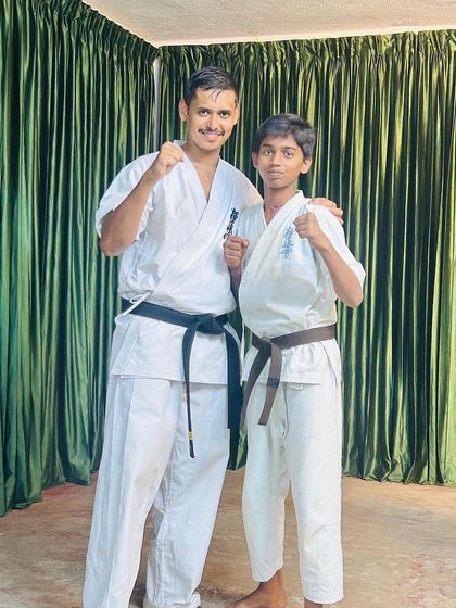 Another one of my strong brown belt students, showing the focus and discipline we teach at HPKA.