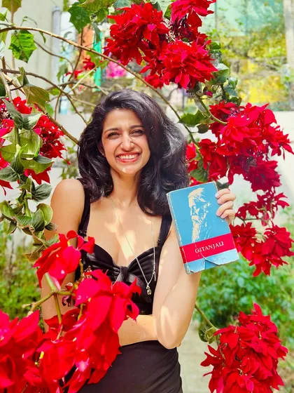 Finding endless inspiration in the words of masters like Rabindranath Tagore. His book 'Gitanjali' is a constant companion that reminds me of the divine connection we can find through poetry. My work is a continuation of this search for love and wonder.