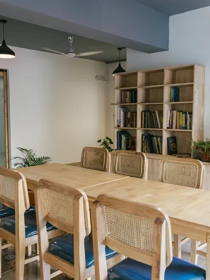 Our academy includes a library and theory room. We believe a great chef needs both practical skills and a deep knowledge of food history and science.