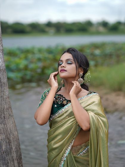 Designer Trends - Ethnic & Occasion Wear Rental Elegant Kanchi & Silk Sarees photo 21