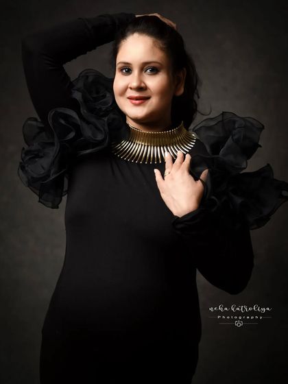 A confident and happy self-portrait. It's important to me that every mom-to-be feels as radiant as she looks.