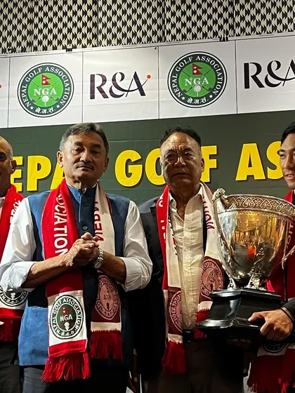Dignitaries and supporters celebrating a major win. The success of our players brings recognition not just to them, but to everyone who has been part of their journey.