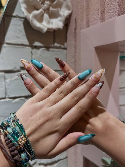 Custom Hand-Painted Nail Art photo 36