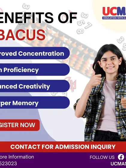 The benefits of abacus training are clear. Students experience improved concentration, greater math proficiency, enhanced creativity, and a sharper memory. Register your child to unlock their inner genius.