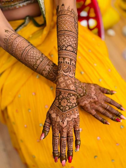 Mitali - Bridal Mehendi Full Bridal Mehendi (Hands) photo 34