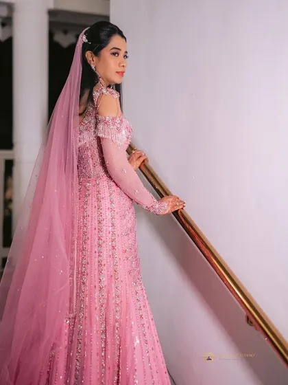 Further images showcasing my collection of modern gowns and lehengas. These photos provide different angles and details of each unique design, from romantic pre wedding shoots to elegant reception looks.