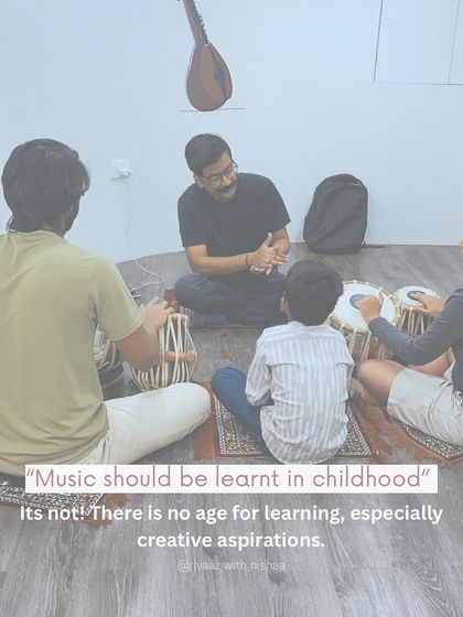 Busting another myth: There is no age for learning. You can start your musical journey at any point in your life.
