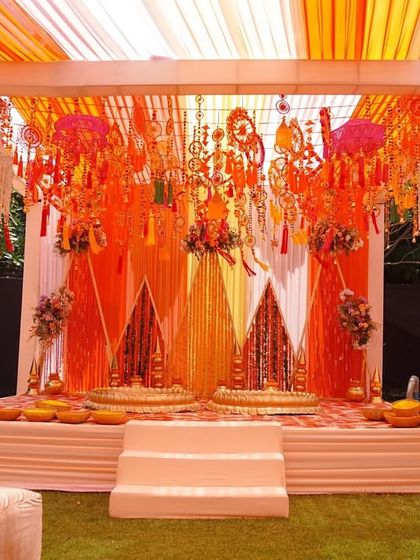 Wedding Decor Company - Wedding Event Design & Decor Radiant Haldi & Mehendi Celebrations photo 7