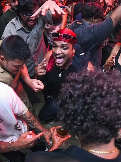 The raw emotion of the crowd as they get lost in the music.