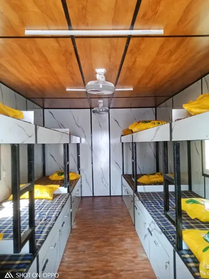 A look inside our residential bunk rooms, providing a clean and comfortable living space for our scholarship athletes.