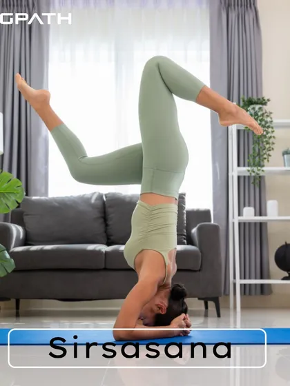 Sirsasana (Headstand) is known as the king of asanas for its wide-ranging benefits, including improved circulation and core strength. It is an advanced pose that significantly boosts calorie burn.