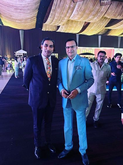 With Mr. Rajat Sharma, Chairman and Editor-in-chief of India TV. It is an honor to serve such influential figures from the world of media.