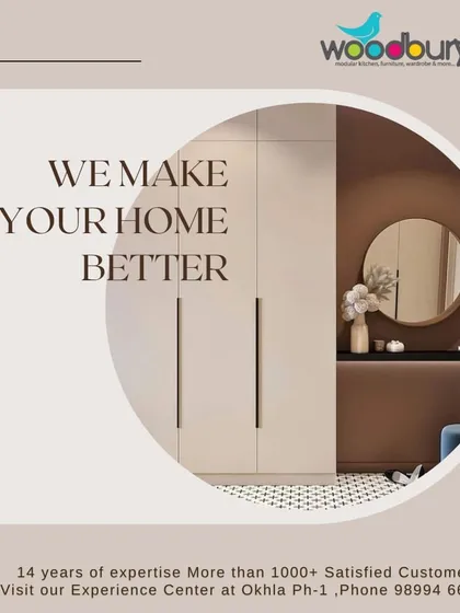 My goal is to make your home better with thoughtful design. This simple, elegant wardrobe with long vertical handles and an attached dressing nook is a perfect example of minimalist and functional furniture.