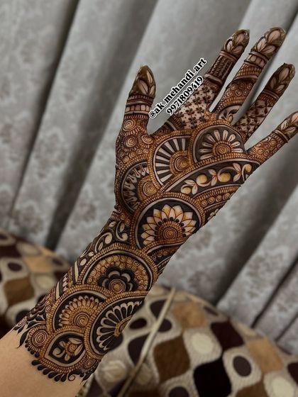 Abhishek Kumar - Bridal Mehndi Full Bridal Mehndi (Hands & Arms) photo 43