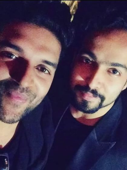 A selfie with singer Guru Randhawa. I enjoy working with artists to define their public image and event style.