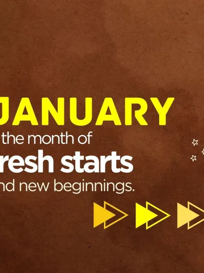 January is the month of fresh starts, a perfect time for new stories. Look around for inspiration in a sunrise, a smile, or a blank notebook. Every great story begins with one small idea. What will yours be?