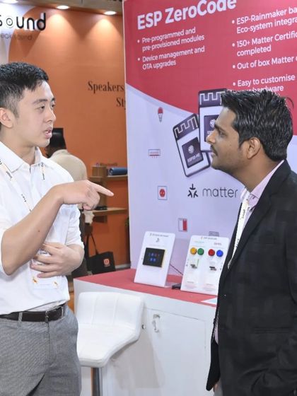 An international exhibitor explains the benefits of their 'Matter' compatible smart home ecosystem, highlighting the global trends showcased at our event.