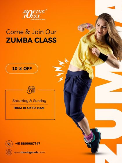 Come and join our Zumba class. We offer a 10% discount for new joiners. Get fit and have fun every Saturday and Sunday morning.