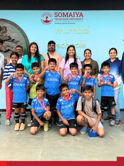 The journey to greatness starts young. We are incredibly proud of our U-8 Division 1 Football Team from The Somaiya School, celebrating their Bronze medal win at the MSSA Tournament. We are committed to nurturing talent from the grassroots level.