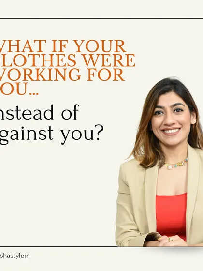 What if your clothes were working for you, instead of against you? A powerful question to consider for your professional growth.