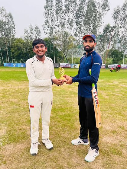The Best Fielder award being presented to a captain who showcased exceptional agility and leadership on the field. We believe that catches win matches.