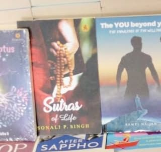 My book, "Sutras of Life," is available at Bahrisons Booksellers in Gurgaon. It is filled with insights and guidance for navigating life's challenges.