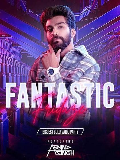 The poster for a Fantastic Friday at the brand new Ginza club in Koramangala.