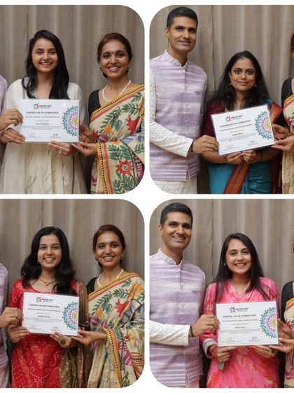 Collage of graduates from our 12th batch of the 200-hour Holistic YTTC.