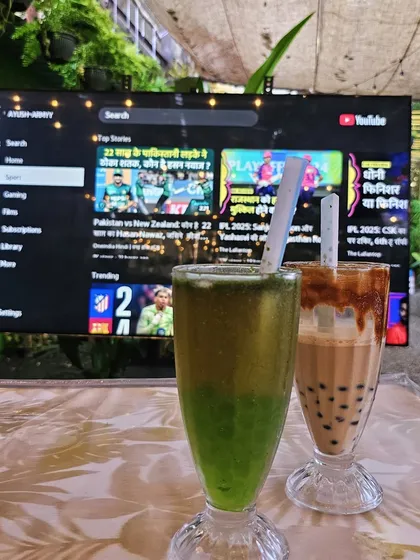 Cricket match on the screen and a refreshing boba tea in hand, what more do you need? We screen live sports, making our cafe the perfect spot to catch the game with your friends in a chill, green setting.