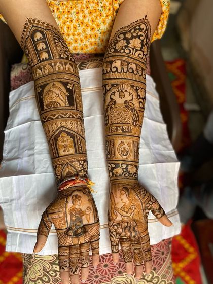 Umesh Kumar - Bridal & Wedding Mehandi Intricate Bridal Mehandi (Hands & Feet) photo 44