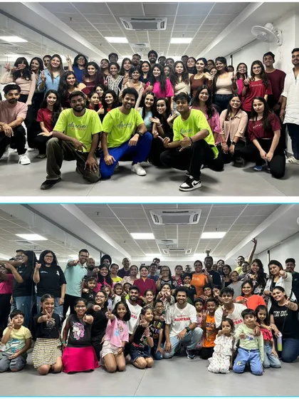 A collage showing our adult and junior batches at DANCE KORNER. We truly are a dance family for all ages.
