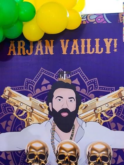 Another angle of the popular "Arjan Vailly" Nerf shooting stall.