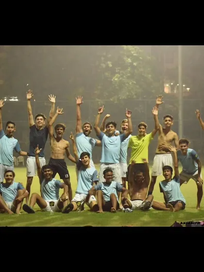 A team celebrating their victory. These are the moments that build lifelong bonds.