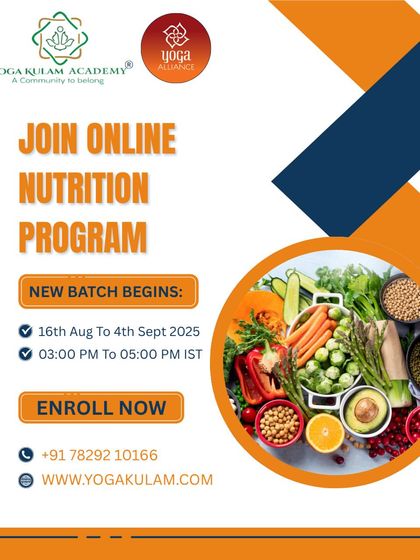 YogaKulam - Online Nutrition & Diet Planning Course What You'll Learn: Course Curriculum photo 5