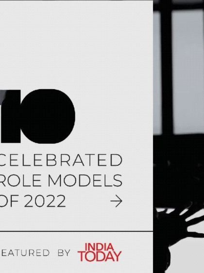 Being named one of the celebrated role models of 2022 by India Today was a humbling experience. Thank you for your continued support on this journey.