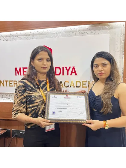 We are proud to present this certificate to another one of our skilled graduates. Her future is bright.