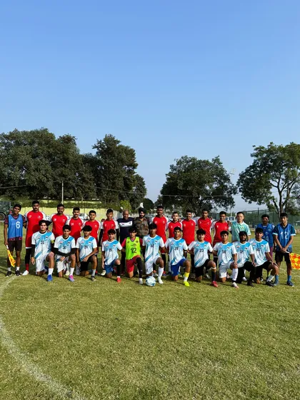 A proud moment for us, playing a friendly match with the Indian Army team. A memorable day of sportsmanship and respect.