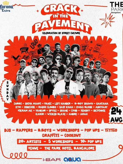 This is "Crack in the Pavement", a celebration of street culture I helped put together. It’s more than just a music event, it’s a movement with DJs, rappers, B-Boys, graffiti artists, and more.