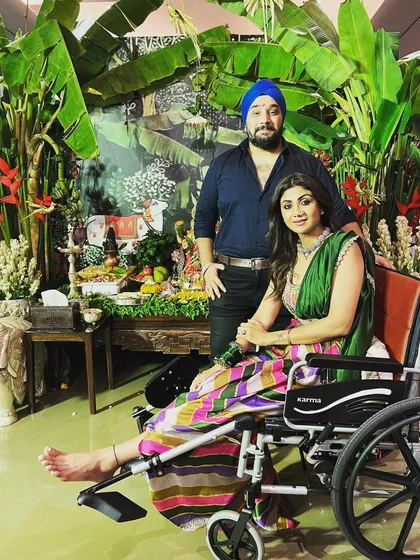 A throwback to the 2022 Ganesh Chaturthi celebration with Mrs. Shilpa Shetty. We are grateful for the long-standing trust she has placed in our services.