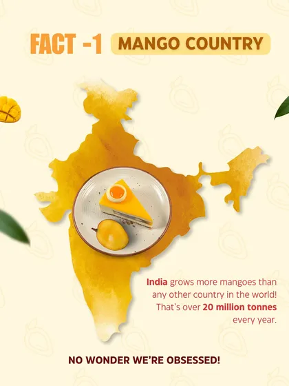 Did you know India is the world's largest mango producer? This fact is the inspiration behind our obsession and our extensive Mango Mania menu, celebrating our national fruit.
