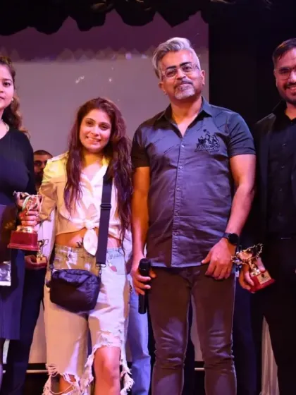 Our coaches receiving an award at the Sanshinkan Annual Awards Ceremony, a recognition of our dedication and contribution to martial arts.